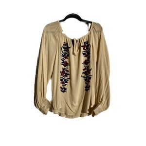 NWT Karen Kane Blouse size L Retro Style